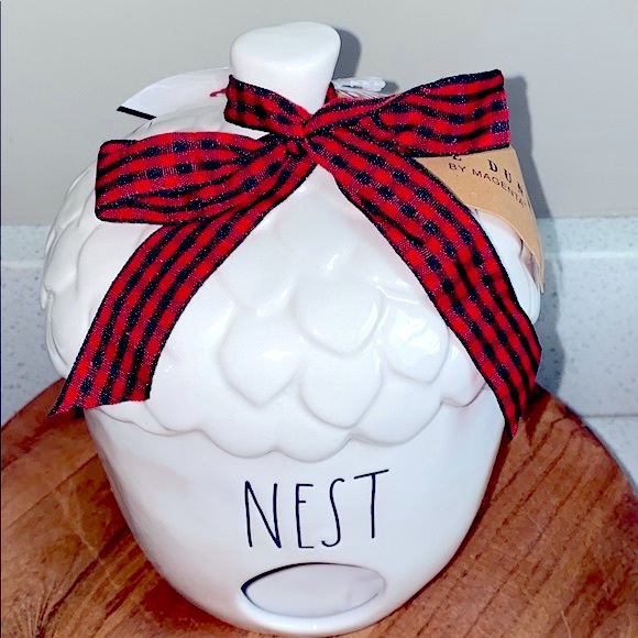 ❗️RAE DUNN NEST ACORN THANKSGIVING MODERN FARMHOUSE BIRDHOUSE FALL WINTER DECOR - Picture 3 of 9